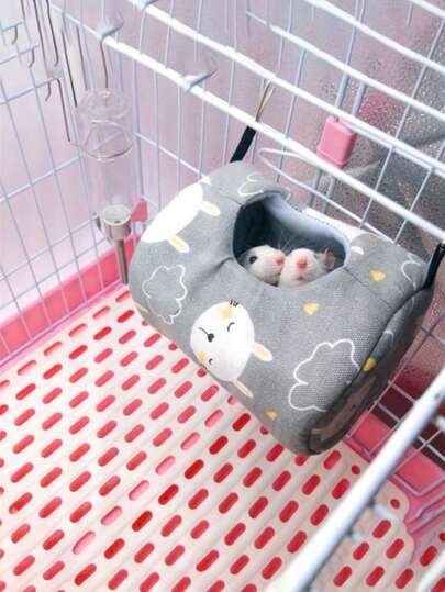 Hamster Soft Warm Bed, Rat Hammock, Squirrel Winter Pet Toy Hamster Cage House, Hanging Nest Mat House Bed, Animal Mice Rat Nest