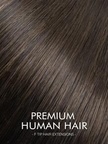 12-22 Inch Natural Black Straight Human Hair Seamless F-Type Hair Extensions, Suitable For Beginners, Perfect For Parties - S2 - View 7