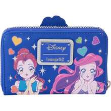 Disney 公主漫畫風格皮夾 - 官方授權皮夾 - 現代時尚設計 - 實用小巧 - 耐用，適合日常使用