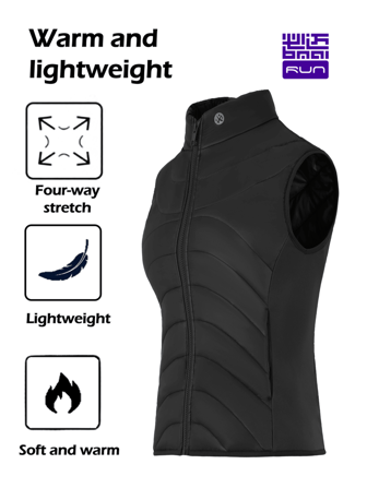 Bmai เสื้อกั๊กกีฬาสำหรับผู้หญิง ฤดูใบไม้ร่วง/ฤดูหนาว 2024 ใหม่ สำหรับกิจกรรมกลางแจ้ง: เสื้อกั๊กกีฬาที่มีน้ำหนักเบา อุ่น และเป็นกันลม เหมาะสำหรับการวิ่งในฤดูใบไม้ร่วงและฤดูหนาว มีความอุ่นที่ยอดเยี่ยม เสื้อกั๊กนี้มีความระบายอากาศแห้งเร็ว มีดีไซน์ที่เบา และเหมาะสำหรับกิจกรรมกีฬาต่างๆ เช่น การวิ่ง ปั่นจักรยาน ฟิตเนส และการเดินป่า