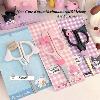 Sanrio Nya Kawaii handgjorda saxar Söt konstsax Brevpapper Kontorsmaterial Presenter
