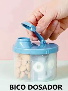 Powdered Milk Container With Dividers Baby Milk Container - trắng - Xem 5