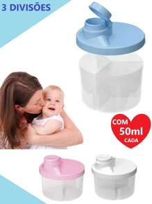 Powdered Milk Container With Dividers Baby Milk Container - trắng - Xem 4