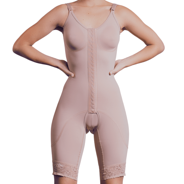 Macaquinho Pós Cirúrgico Meia Coxa Lipo Hd Abdominoplastia