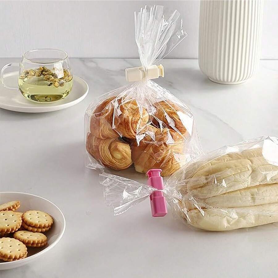 20 Pack, Colored Bread Bag Clip Food Clip, Food Storage Bag Clip