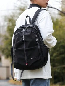 Balo in hình trái tim và mạng nhện, thời trang Unisex đi học/cao đẳng/du lịch dành cho nam, quà tặng Halloween Giáng sinh mùa đông Giáng sinh hợp thời trang Túi du lịch Túi đi học - màu đen - Xem 3