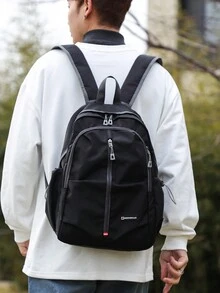 Balo in hình trái tim và mạng nhện, thời trang Unisex đi học/cao đẳng/du lịch dành cho nam, quà tặng Halloween Giáng sinh mùa đông Giáng sinh hợp thời trang Túi du lịch Túi đi học - màu đen - Xem 2