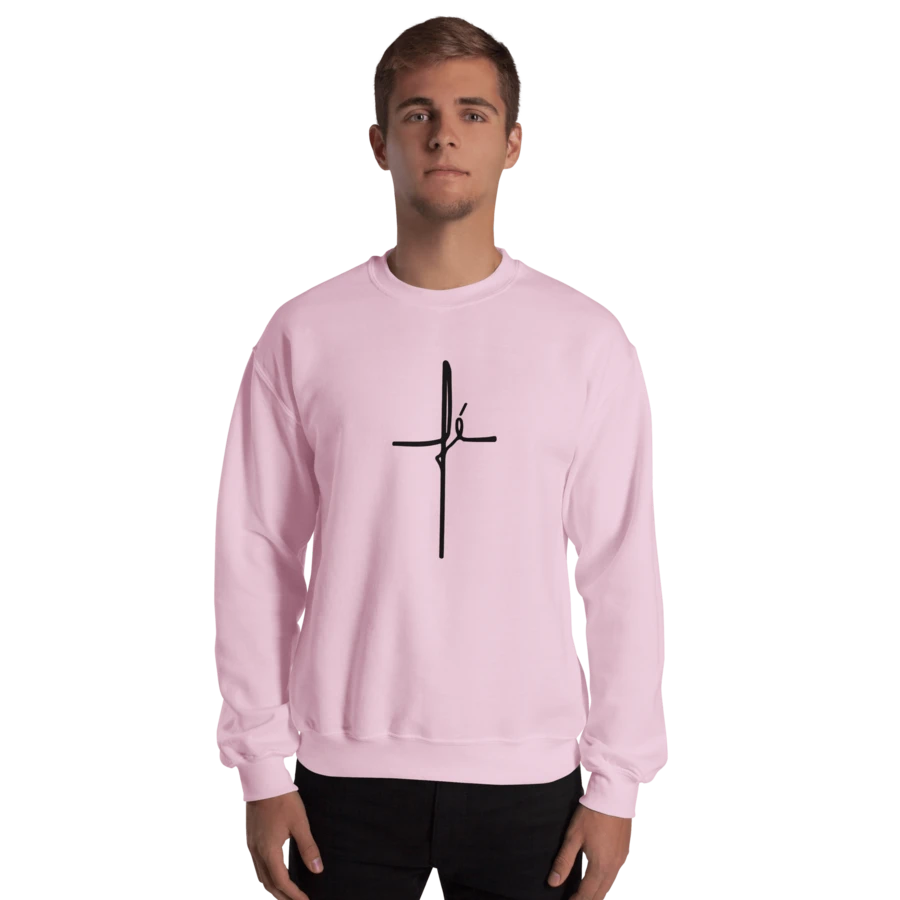Faith Flannel Sweatshirt Top Of Excellent Quality, Super Comfortable, Without Hood - Pink - View 1