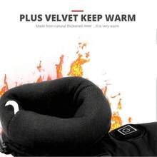 1 par de guantes de esquí con calefacción, guantes de moto de invierno cálidos, guantes de esquí y moto impermeables con calefacción, guantes de moto con pantalla táctil con batería, accesorios de protección para ciclismo de carreras, esenciales para conducir, regalo para hombres y mujeres - Multicolor - Ver 3