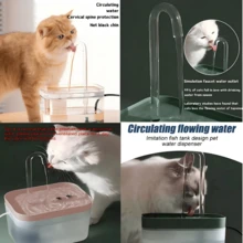 1 件 1.5 升容量宠物饮水器，带自动杂质过滤器，室内宠物饮水喷嘴，超静音饮水器，适合狗和猫饮水而不会弄湿嘴巴，适合狗、猫和多只宠物的安静饮水器，圣诞节最好的宠物饮水器礼物！ - 彩色 - 查看 13
