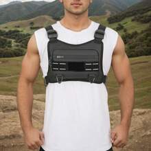 Sports Chest Bag For Men, Water Resistant Lightweight Front Running Vest Bag With Adjustable Shoulder Strap For Workouts, Cycling Hiking For Men Halloween Christmas Gifts