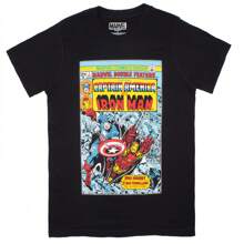 And Iron Man Marvel Comic Cover T-Shirt - màu đen - Xem 1