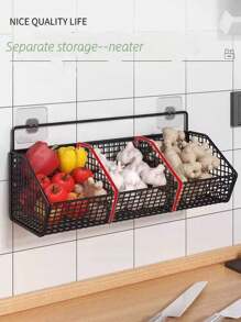 1 szt. Stal nierdzewna Kuchnia Stojak do przechowywania, Wielofunkcyjny uchwyt na cebulę i czosnek, Organizer na słoiki z przyprawami