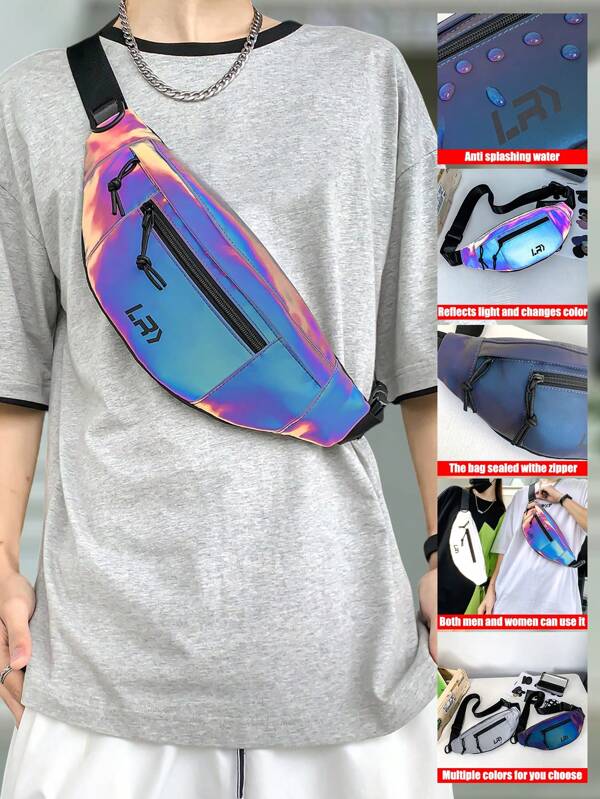 peach tree Men's Fashion Reflective Diagonal Shoulder Waist Bag, Peach Tree Christmas Men Bag Vacation Travel Essentials Dad Gifts Crossbody Bag Travel Bag Shoulder Bag Bum Bag Boyfriend Gifts Funny Gifts Fanny Pack Side Bags For Men Hip Bag Chest Bag For Men Holiday Essentials Summer Back To School Belt Summer Bag Spring Break Bag Pack Belt Bag School Supplies