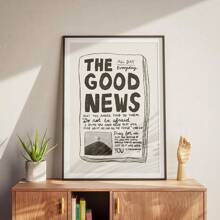 1/3pcs Christian Minimalist Wall Art Prints, Neutral Modern Christian Artwork, God Is Good Spiritual Fruits, Bible Verse Home Decor, Unframed Decorative Paintings,Canvas,Poster Gifts Birthday Graduation - Multicolor - View 15