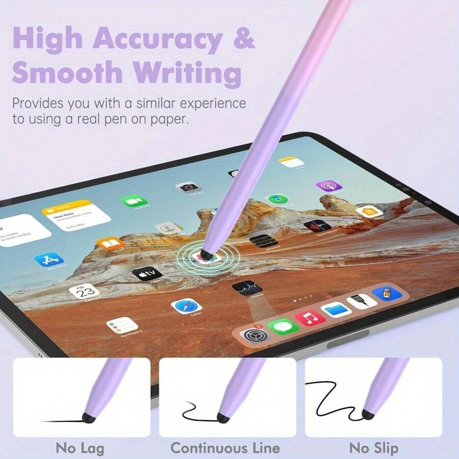 5 Pcs Touch Screen Stylus DoubleEnded High Sensitivity Stylus For