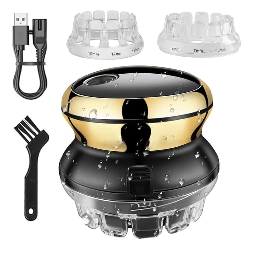 科美UFO英寸理发器KEMEI创新全自动懒人理发器KM-887自助理发器 - 金色 - 查看 1