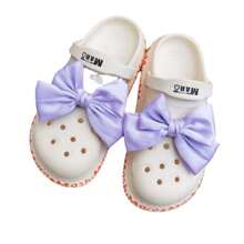 2pcs/Set Large Cute Princess Bowknot Shoe Decorations, Suitable For Sandals & Party Gifts - Multicolor - View 5