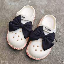 2pcs/Set Large Cute Princess Bowknot Shoe Decorations, Suitable For Sandals & Party Gifts - Multicolor - View 3