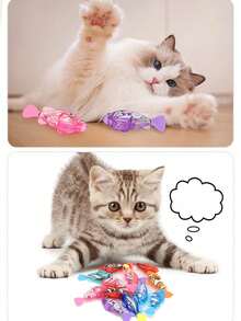 猫咪互动电动鱼玩具游泳机器人带 LED 灯宠物玩具宠物猎人本能宠物玩具猫狗宠物用品 - 彩色 - 查看 5