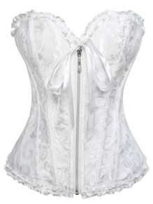 Zippered Corset Palace Style Corset With Boning To Shape Waist And Push Up Bust, Sexy Jacquard Shapewear Top, Suitable For Wearing With A Dress, Christmas Top