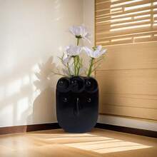 1 chiếc bình thiết kế mặt tối giản, thích hợp cho ban công, bệ cửa sổ, vườn, bàn trang điểm, kệ tivi, giá sách, bàn làm việc, bàn ăn, đồ trang trí nhà cửa, chất liệu nhựa làm quà tặng tốt nhất - nhiều màu - Xem 11