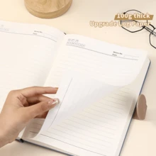 Sổ tay da mềm họa tiết trái tim 200 trang, bìa màu tương phản, thích hợp cho các cuộc họp kinh doanh, sinh viên, gia đình, trường học và văn phòng - A5 - Xem 7