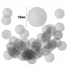 30Set (10pcs/Set)Silver Stainless Steel Screens Filters For Pipes 19 Mm Mesh - 30Set (10pcs/Set) - View 11