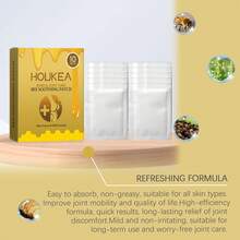 1 盒/套 10 件骨骼和关节护理足贴，护理身体关节、肘部、膝盖、足部护理药膏 - 駝色 - 查看 10