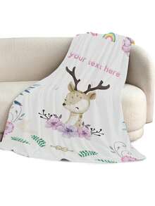 1 件定制文字毯子、带有名字的个性化毯子、带有名字的趣味毯子、圣诞毯子、柔软毯子、家庭礼物、结婚礼物、生日礼物、母亲节礼物、父亲节礼物、送给她的礼物、送给妈妈/爸爸的礼物、送给朋友的礼物 - 聖誕麋鹿 - 查看 5