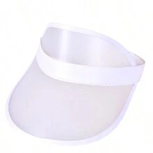 Transparent Visor Anitta Summer Pool Beach Running Sun Protection - White - View 1