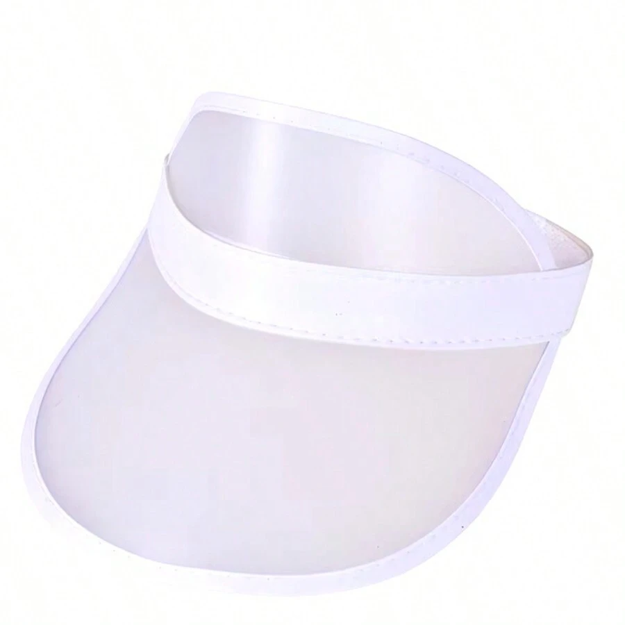 Transparent Visor Anitta Summer Pool Beach Running Sun Protection - White - View 1