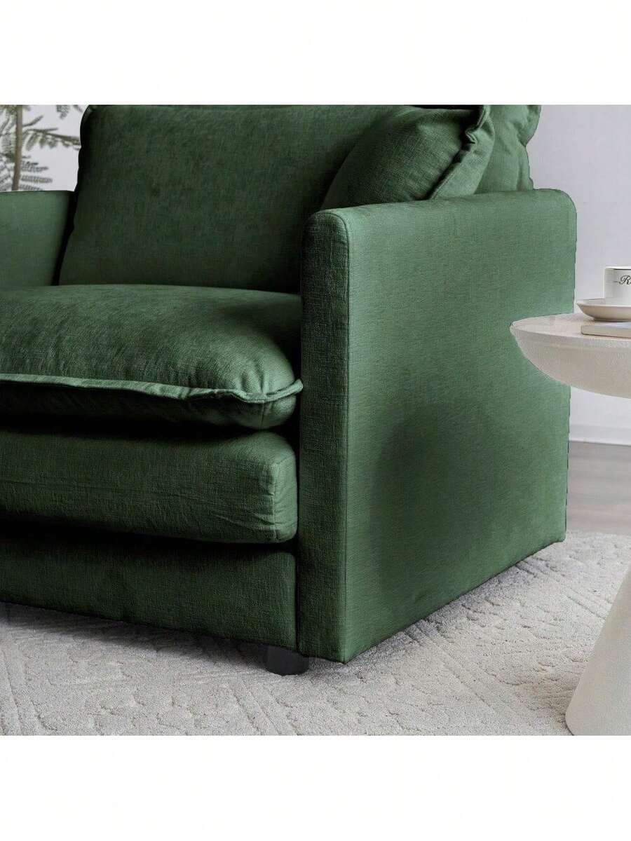 Free Combination Modular Sofa Free,4 Seater Sofa Comfy Chenille Fabric