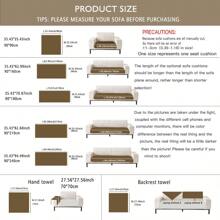 1/2/3/4 座位毛绒防滑沙发套、加厚坐垫、保暖毯、靠背枕、扶手套、卧室、办公室、客厅宠物垫、婴儿爬行垫、秋冬季 - 黑咖色 - 查看 2