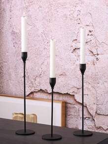 Bộ 3 chân nến để bàn, đồ trang trí trung tâm bữa tối lãng mạn bằng nến, nghệ thuật sắt cho phòng khách & phòng ăn, trang trí phòng, quà tặng - Nhiều màu - Xem 9