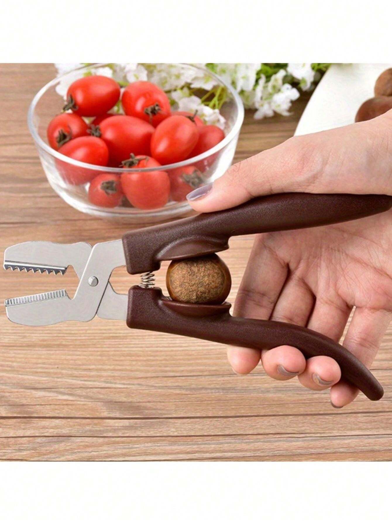 Stainless Steel Chestnut Opener Nut & Sheller, Ergonomic Kitchen Tool