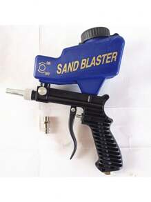 Pequeña pistola neumática de arena portátil con gravedad, herramienta de ferretería - Tipo A - Ver 4