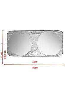 汽车遮阳板 遮阳板 超强防紫外线遮阳板 隔热汽车前挡停车挡可折叠前挡风窗户遮阳帘 - 彩色 - 查看 16