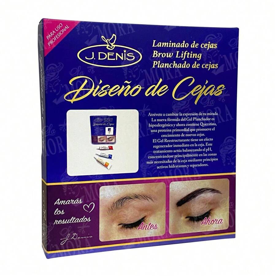 J DENIS KIT PLANCHADO DE CEJA 1 PZ - Black-brown - Ver 1