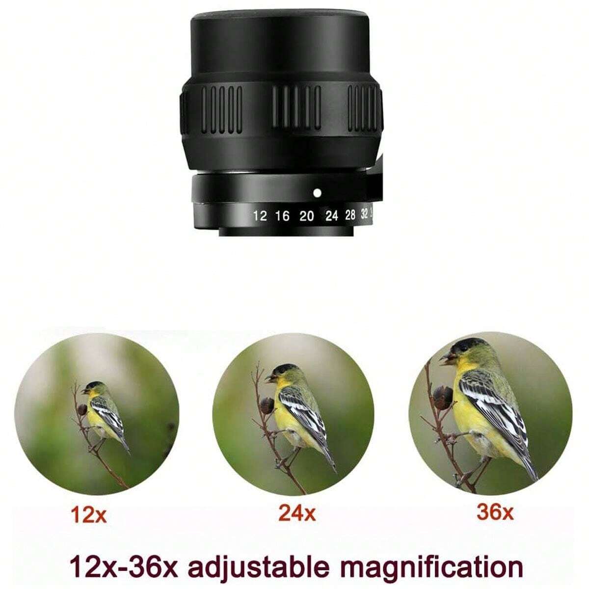 1,ABS, 1236X60 High Magnification HighDefinition Professional Zoom