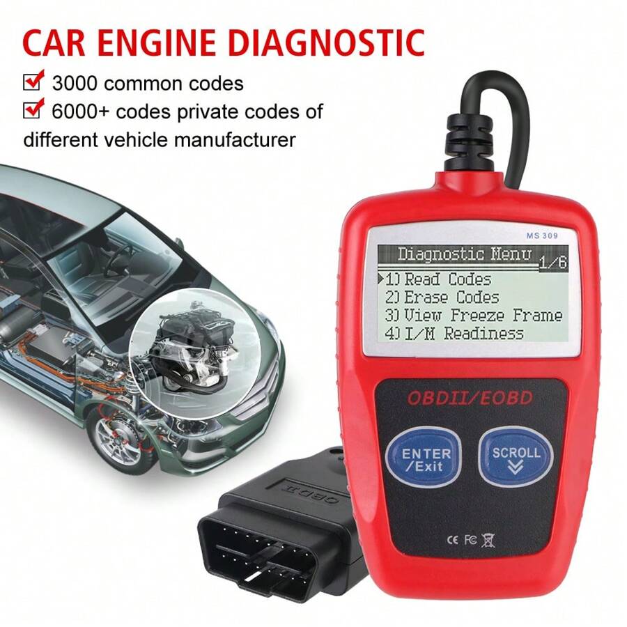Digital Display Multi Functional Fault Code Clear Car Diagnostic Tools