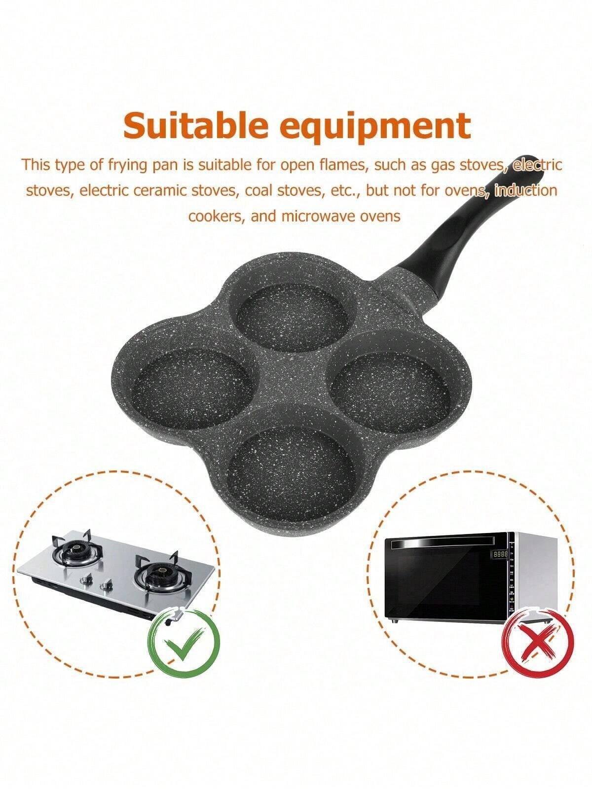 Sarten Para Tortitas IPEA Sartén Antiadherente Para Inducción Y Cocina A Gas, 28 X 28 Cm, Sartén Antiadherente De Aluminio Con Mango De Madera Para Carne, Filetes, Hamburguesas, Pescados - Sartenes De