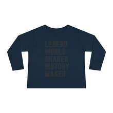 History Maker Toddler Long Sleeve Tee - Hồng - Xem 3