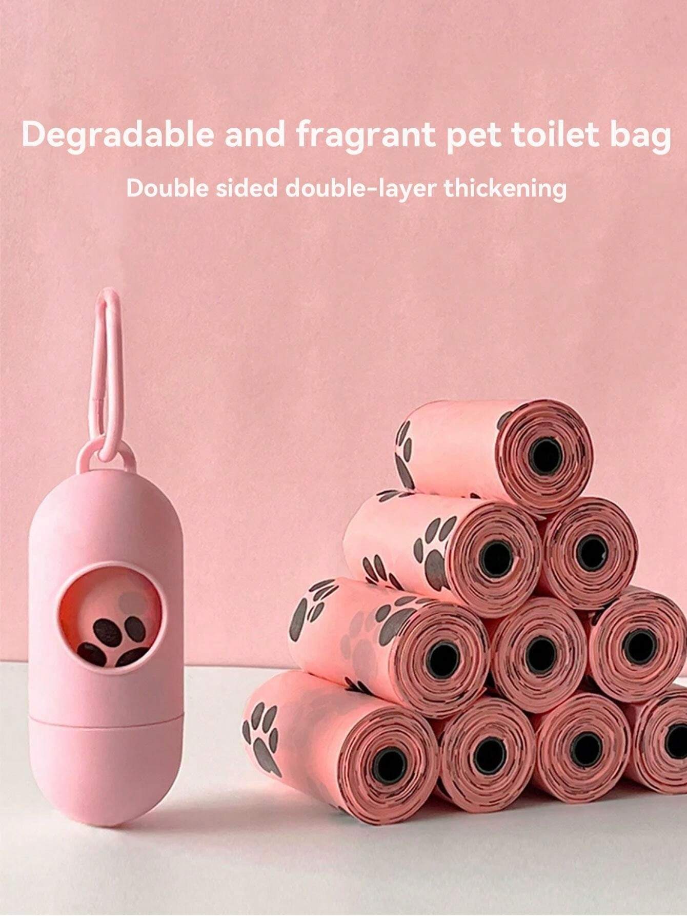 10 Rolls (150pcs) Dog Waste Poop Bags, Thick Pet Waste Cleanup Bags