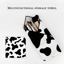 Magic Makeup Bag,35*35/45*45CM Magic Self Adhesive Cloth - Strong Magnetic Design Convenient For Storage Can Be Used As A Cosmetic Bag Camera Bag Etc Must-Have For Trip Holiday Gifts Girls Gifts Cosmetic Storage Bag - Multicolor - View 3