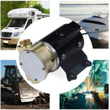 SENDERPICK [SENDERPICK]12V Bilgenpumpe Selbstansaugend Deckswaschpumpe Wasserpumpe Tauchpumpe Springbrunnenpumpe Membranpumpe Tiefrohrpumpe für Schiffsyachten Bordwassertanks (12V 23L/min)[Nice gift for your family&friend]