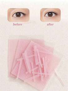 50pcs Ultra Invisible Fiber Double Eyelid Tapes, Natural Look Lifting Eye Makeup Beauty Sticker, Water-Resistant, Sweat-Proof, Easy To Apply,Makeup,Cheap,Room Decor,Vanity,Travel,Bedroom,Makeup Accessories