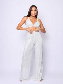 Women Two-piece Outfits - 白色 - 查看 4
