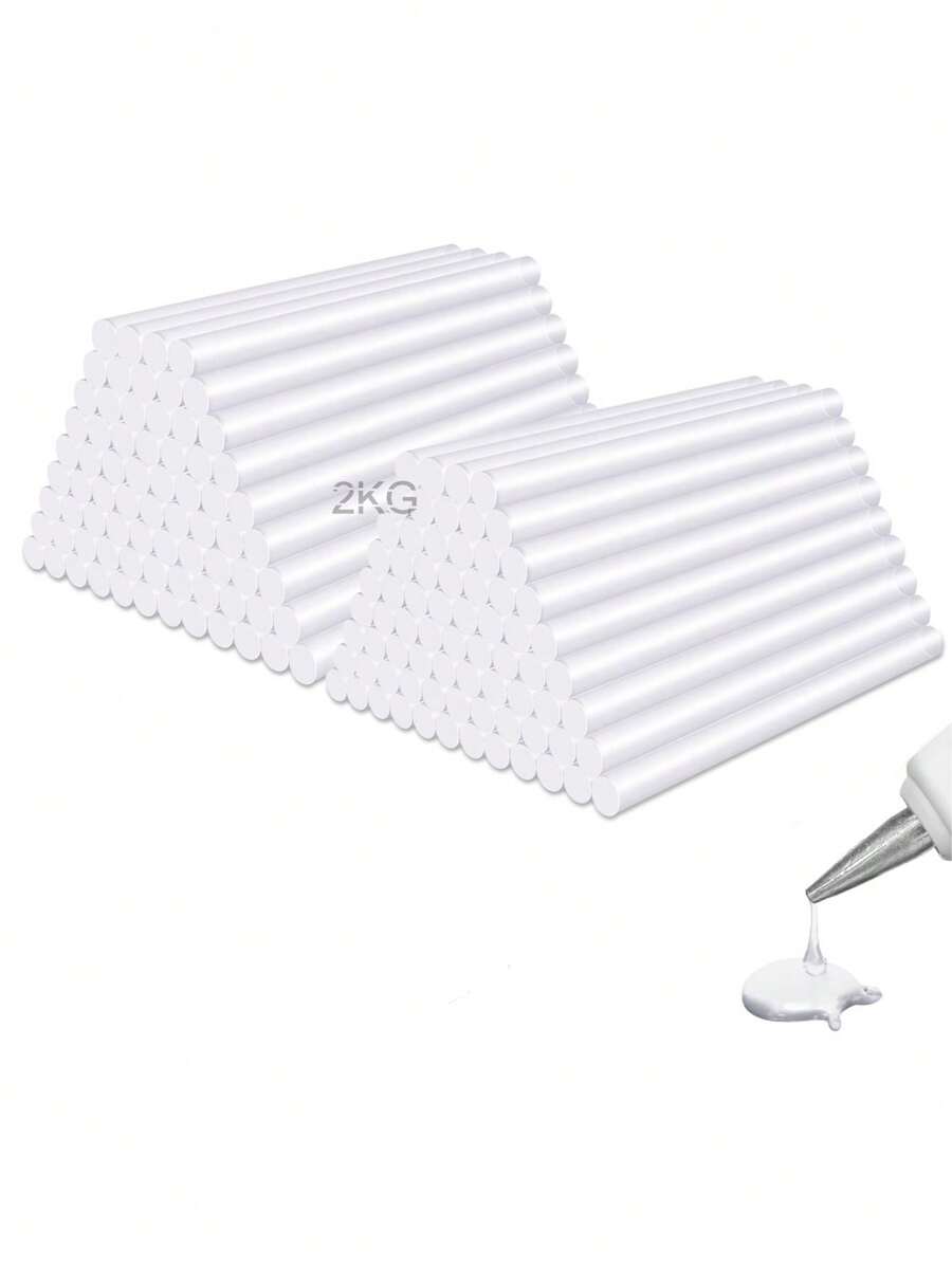 2 Kg Barras De Silicon Delgado Transparente Para Pistola - traslúcido - Ver 1