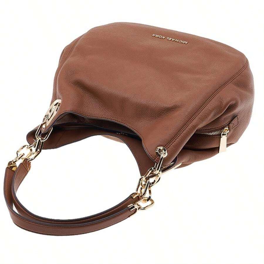 Michael Kors Lillie Large Pebbled Leather Shoulder Bag Luggage SHEIN USA